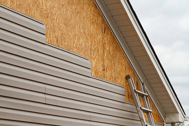 Professional Siding Repair technician working in Ashville, OH